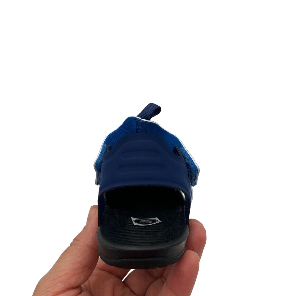 Nike Toddler Boys Closed Toe‎ Sandals Size 9 Blue Black Lightweight Quick Drying - Picture 11 of 16